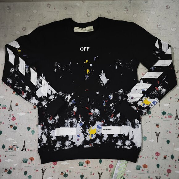 Off-White Unisex Printed Sweatshirt - Picture 1 of 6